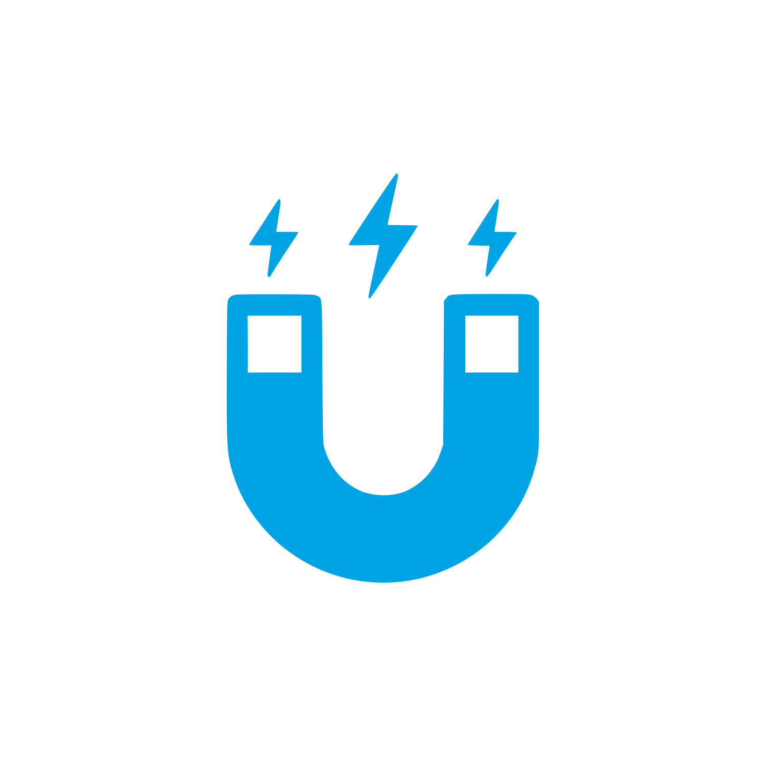 Magnet Power Logo #00a3e4