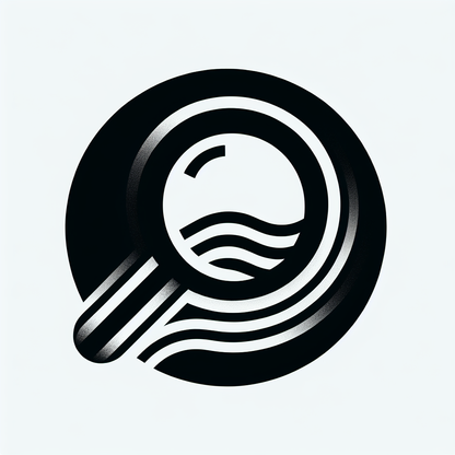 Magnifying Wave Logo