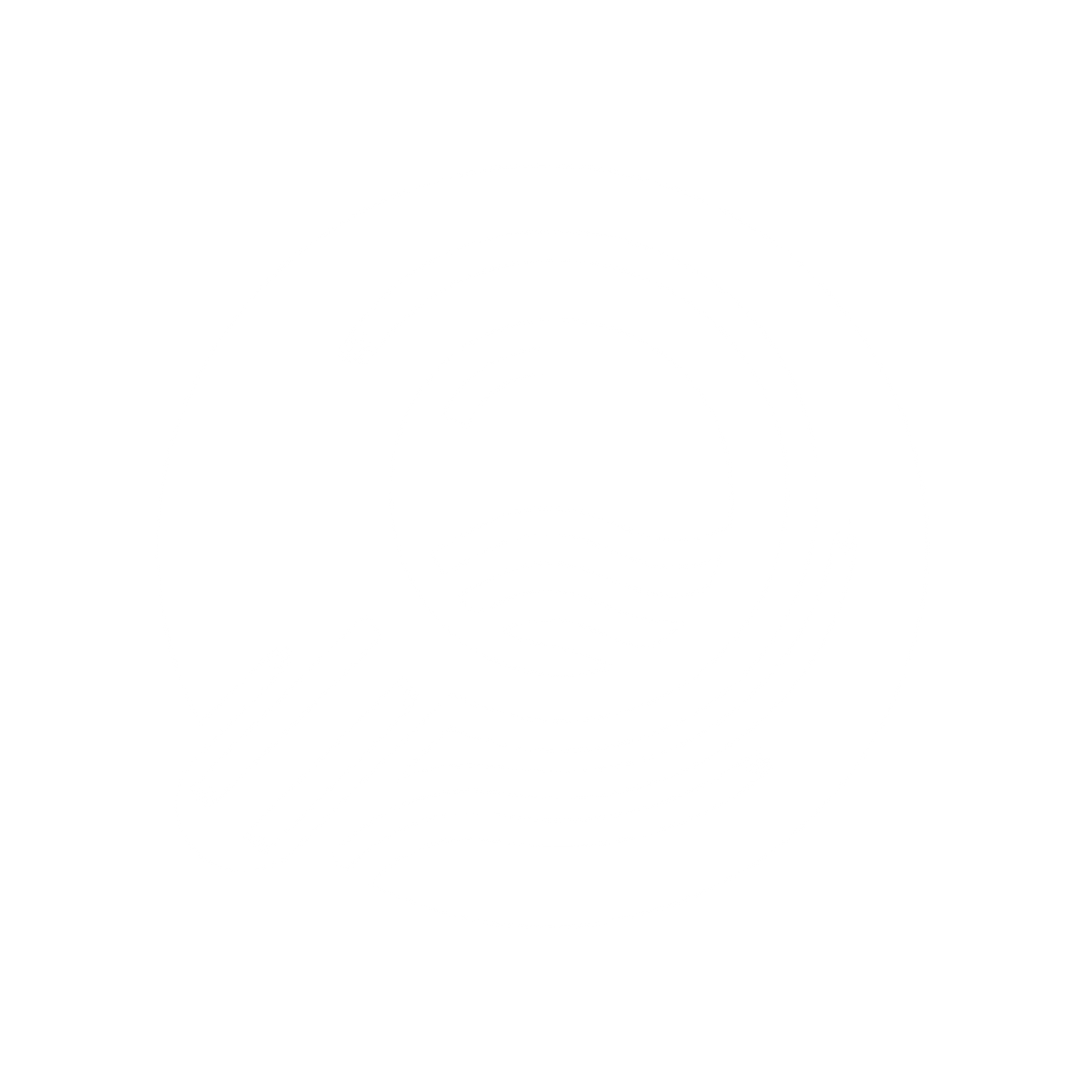 Magnifying Wave Logo #ffffff