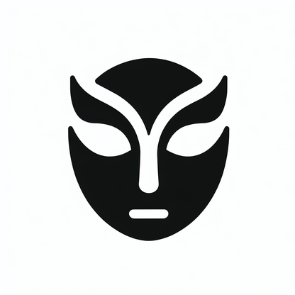 Abstract Mask Logo
