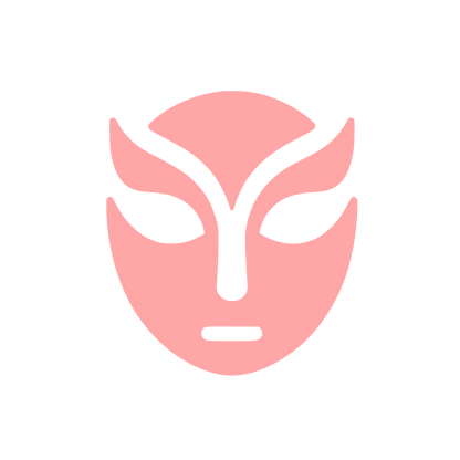 Abstract Mask Logo #ffa6a6