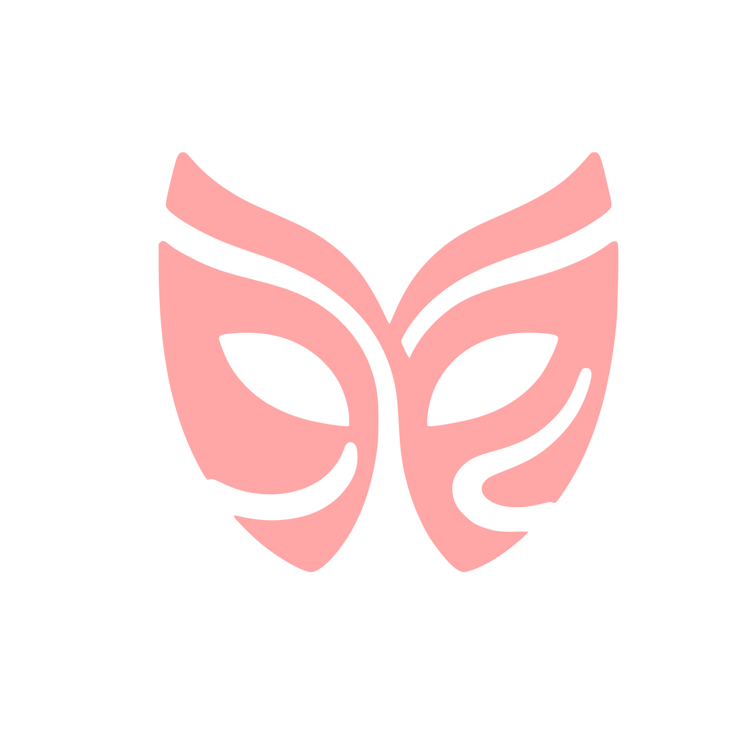 Butterfly Logo #ffa6a6