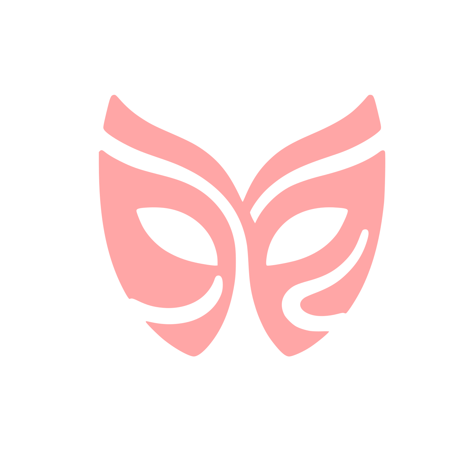 Butterfly Logo #ffa6a6