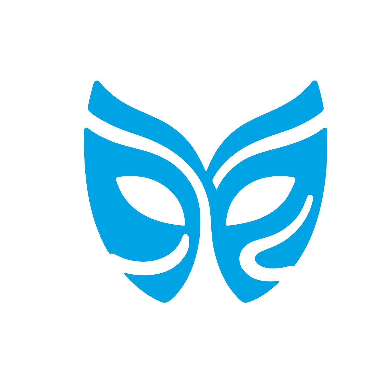 Butterfly Logo #00a3e4