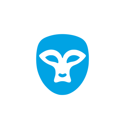 Alien Mask Logo #00a3e4