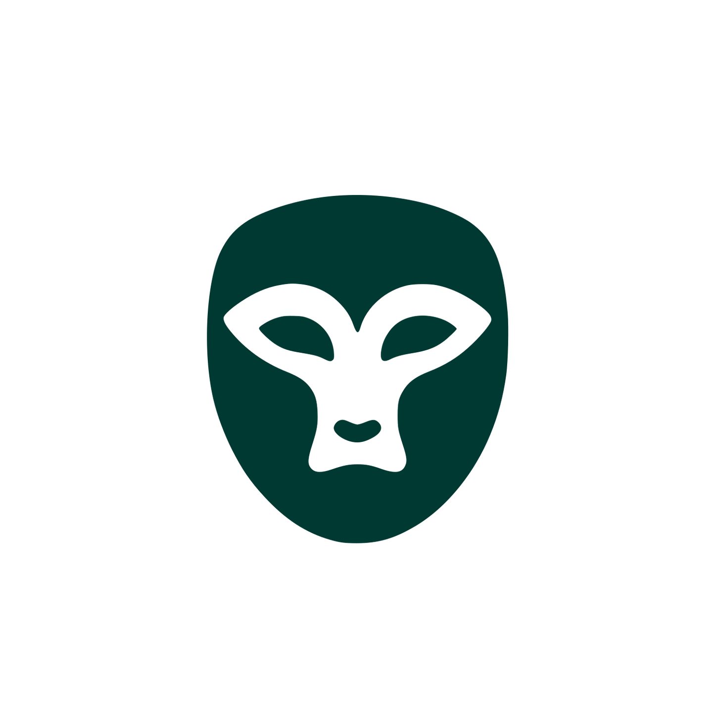 Alien Mask Logo #003932