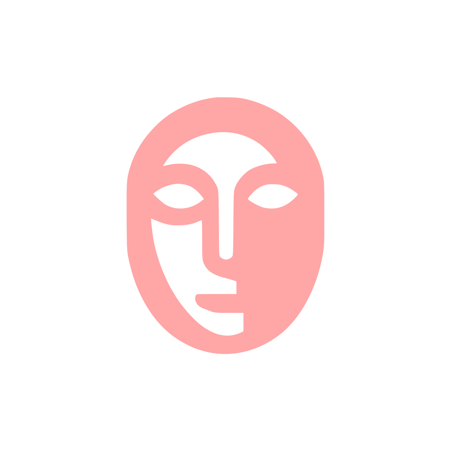 Mask Logo #ffa6a6