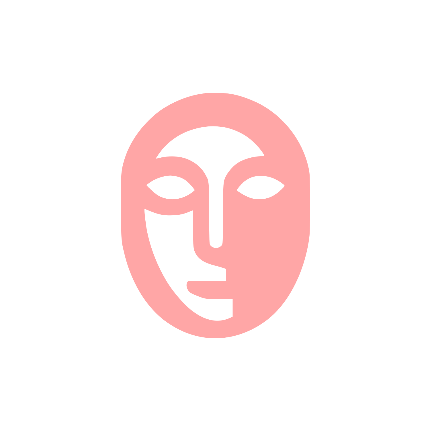 Mask Logo #ffa6a6