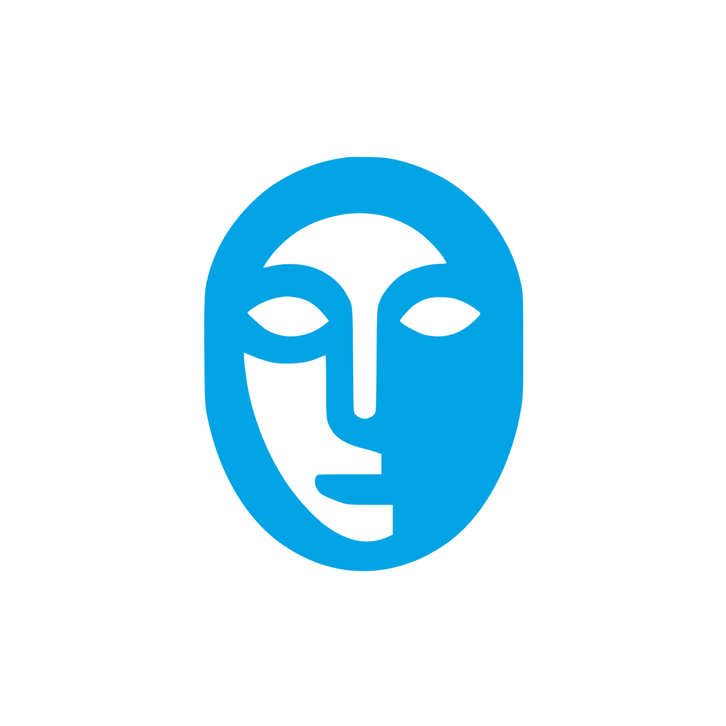 Mask Logo #00a3e4