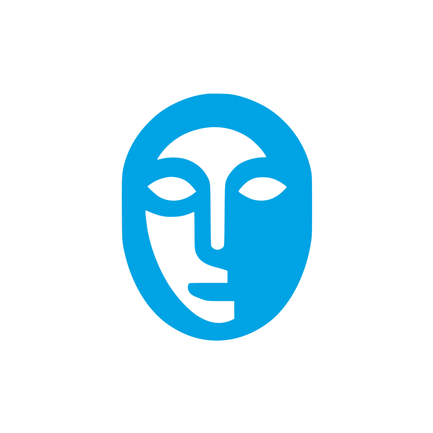 Mask Logo #00a3e4