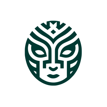 Tribal Mask Logo #003932