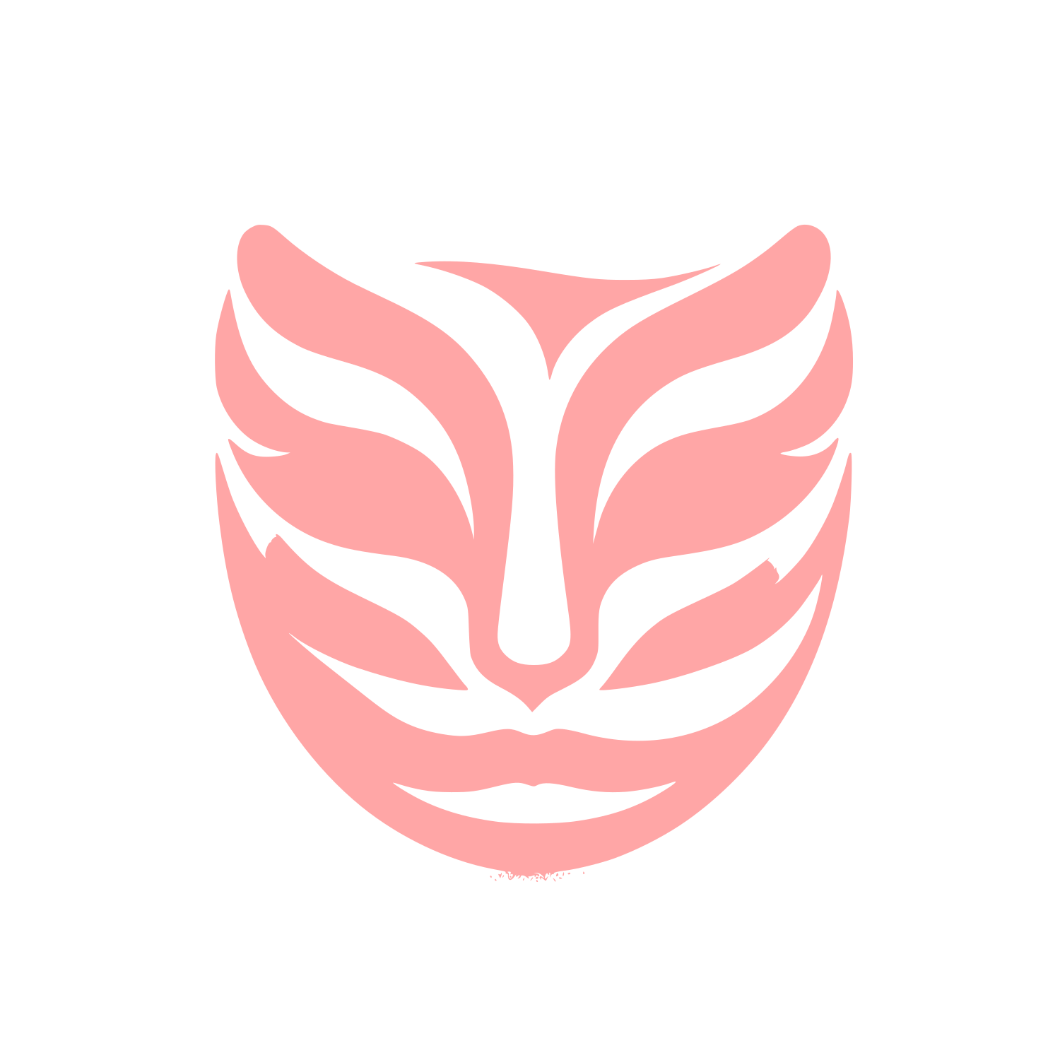Mask Logo #ffa6a6