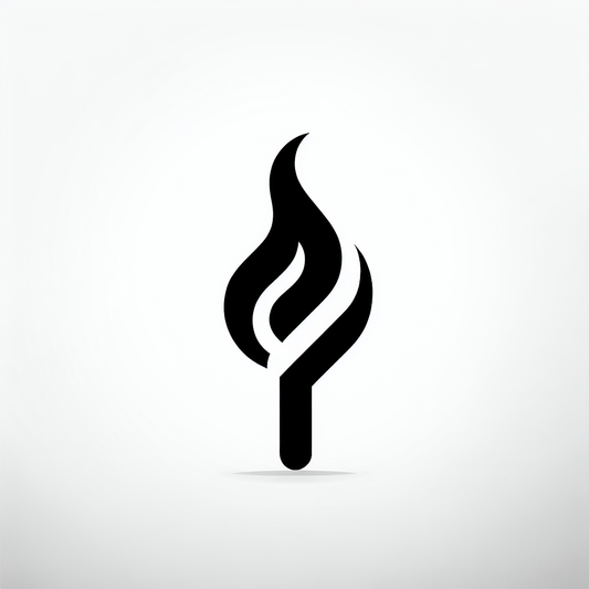 Abstract Torch Logo