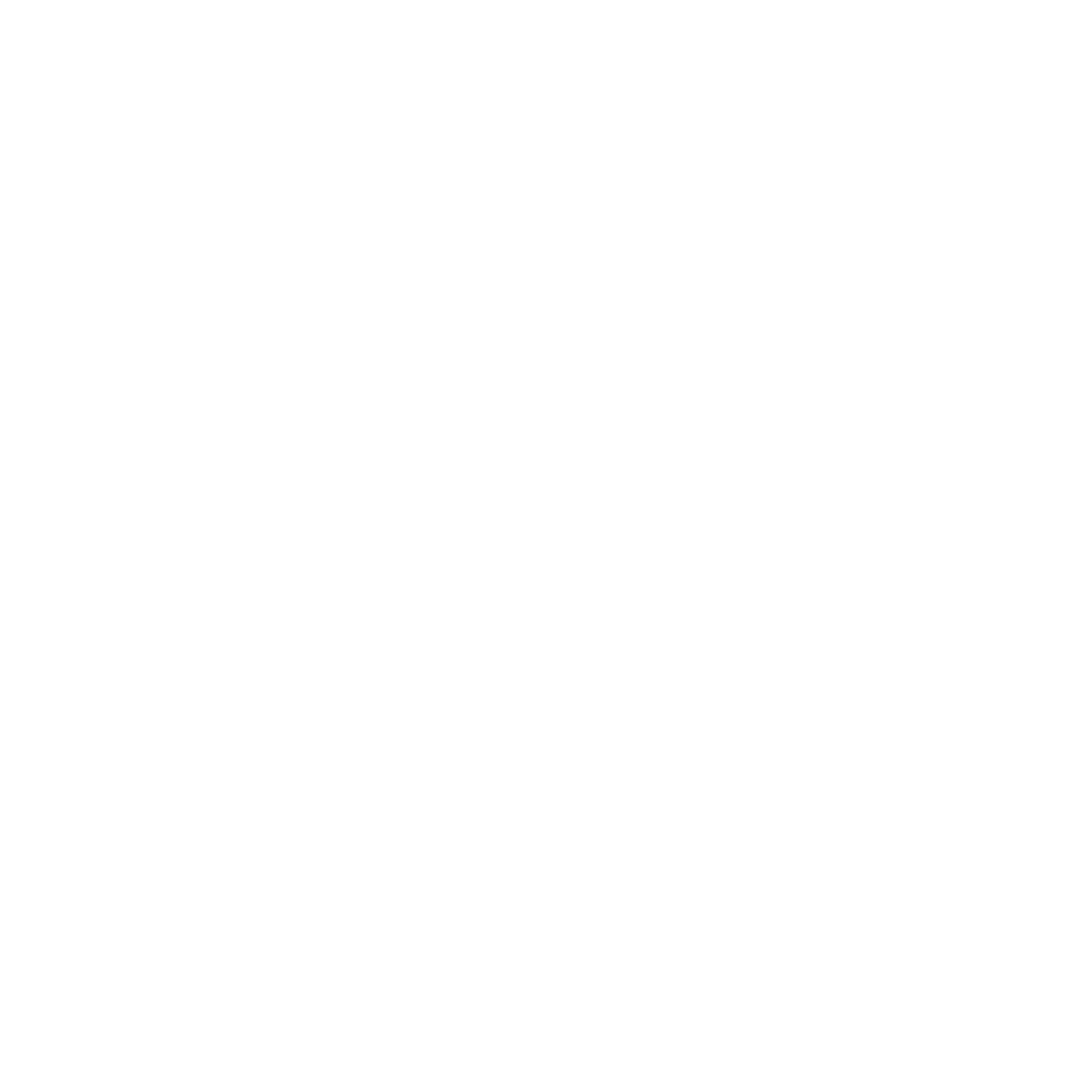 Abstract Torch Logo #ffffff