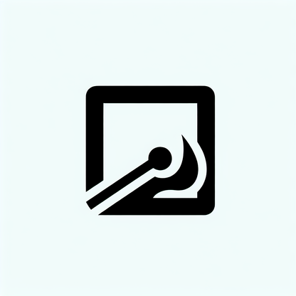 Matchstick Flame Logo