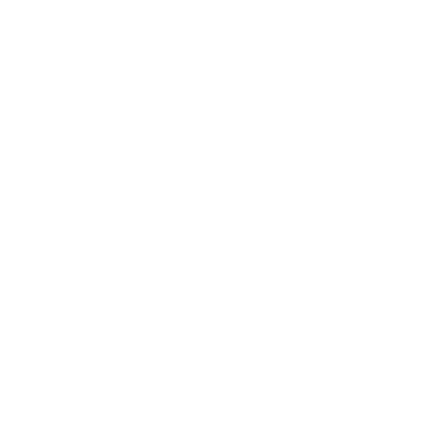 Matchstick Flame Logo #ffffff