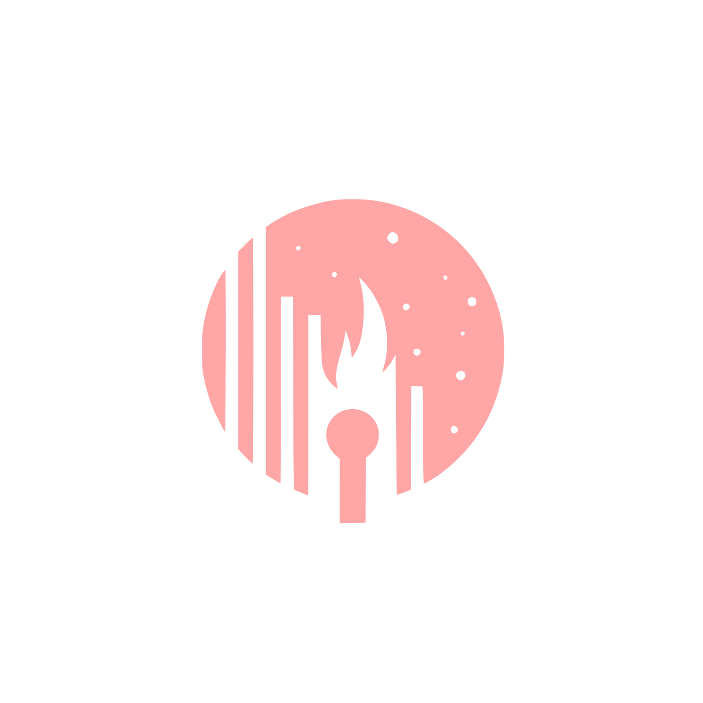 Torch Logo #ffa6a6