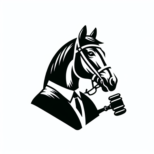 Horse in Suit Logo