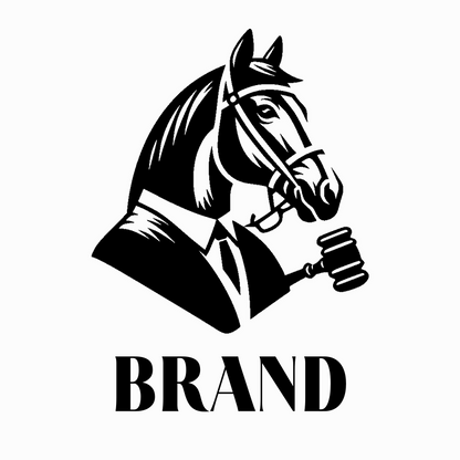 Horse in Suit Holding Hammer preview