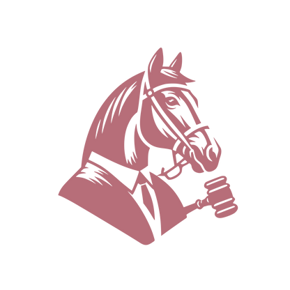 Horse in Suit Logo #B76E79