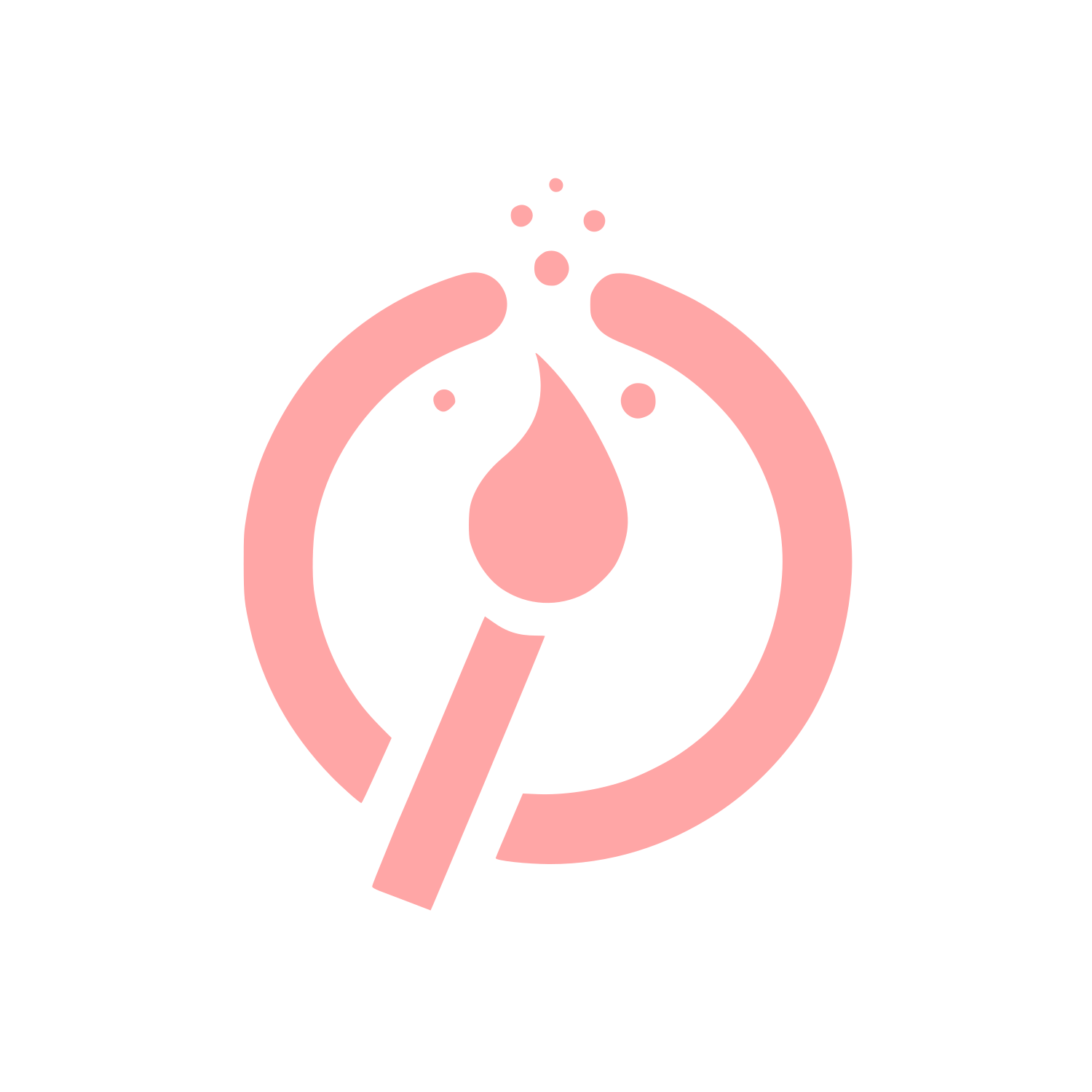 Test Tube Logo #ffa6a6