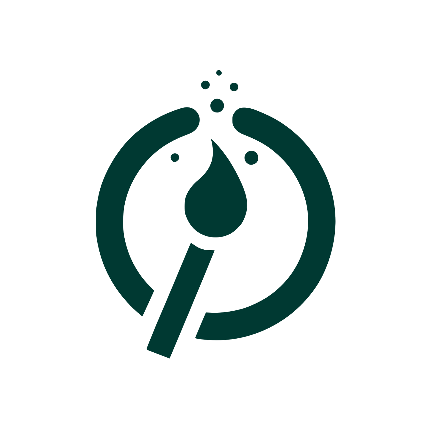 Test Tube Logo #003932