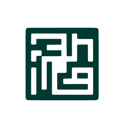 Abstract Maze Logo #003932