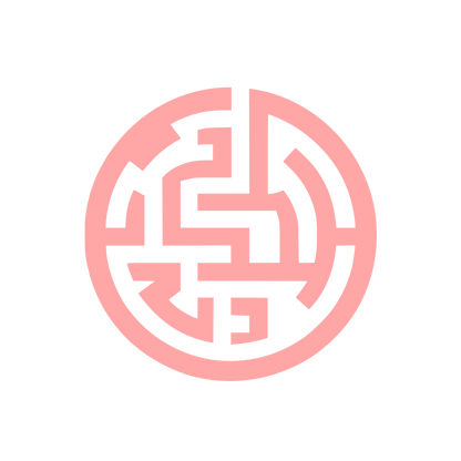 Maze Inspired Logo #ffa6a6