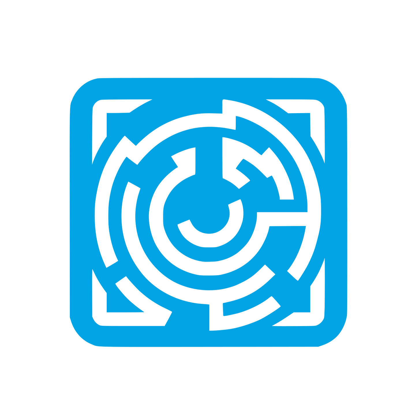 Maze Logo #00a3e4