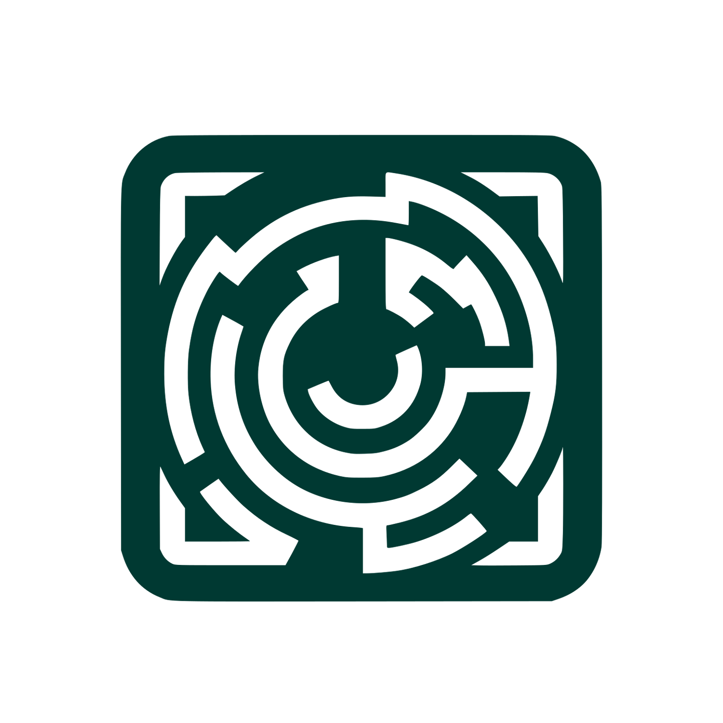 Maze Logo #003932