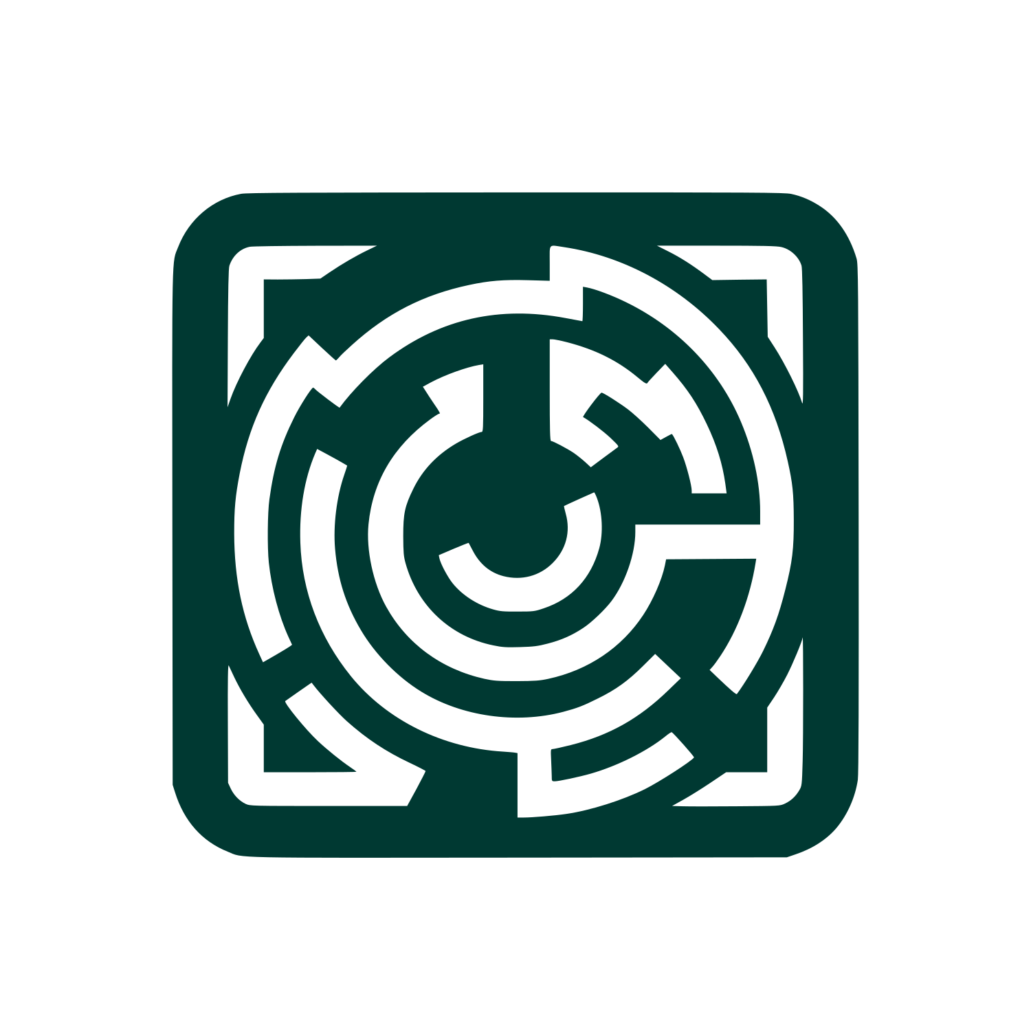 Maze Logo #003932