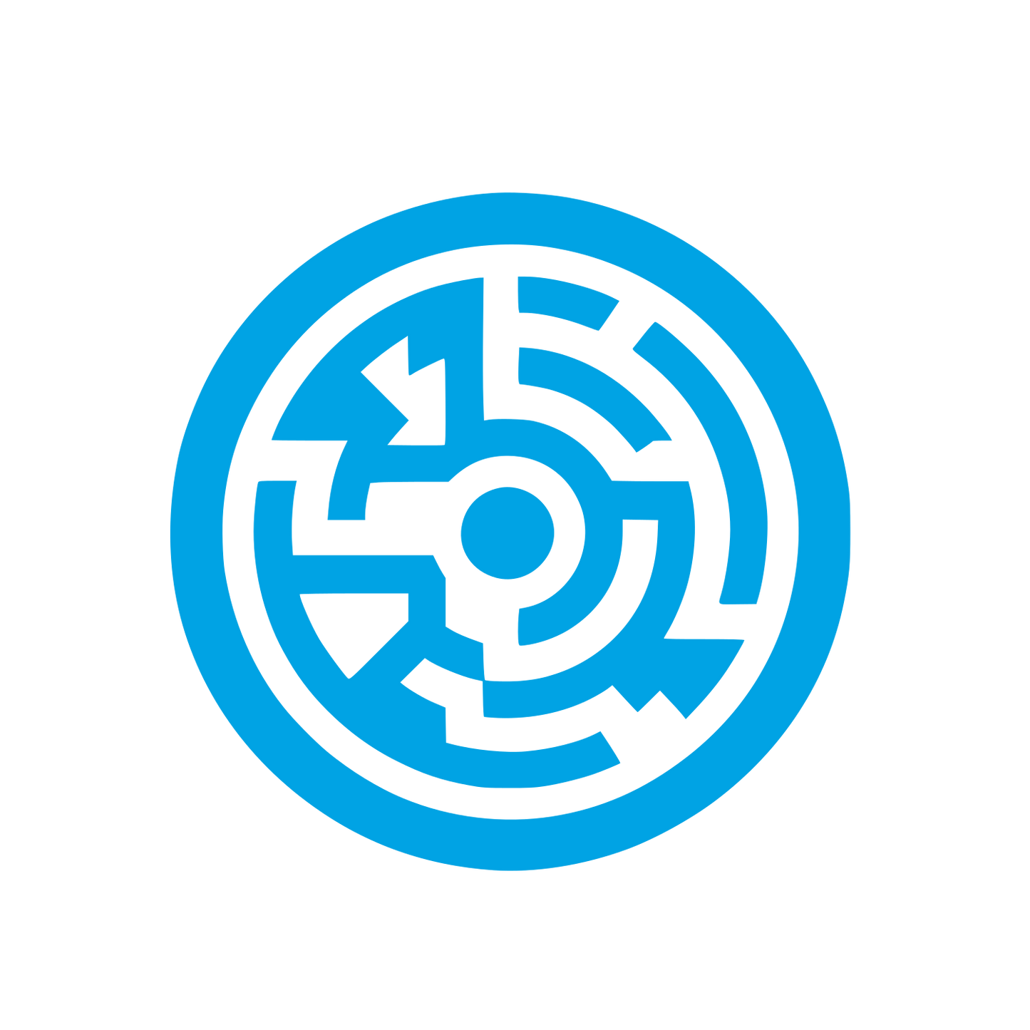 Maze Logo #00a3e4