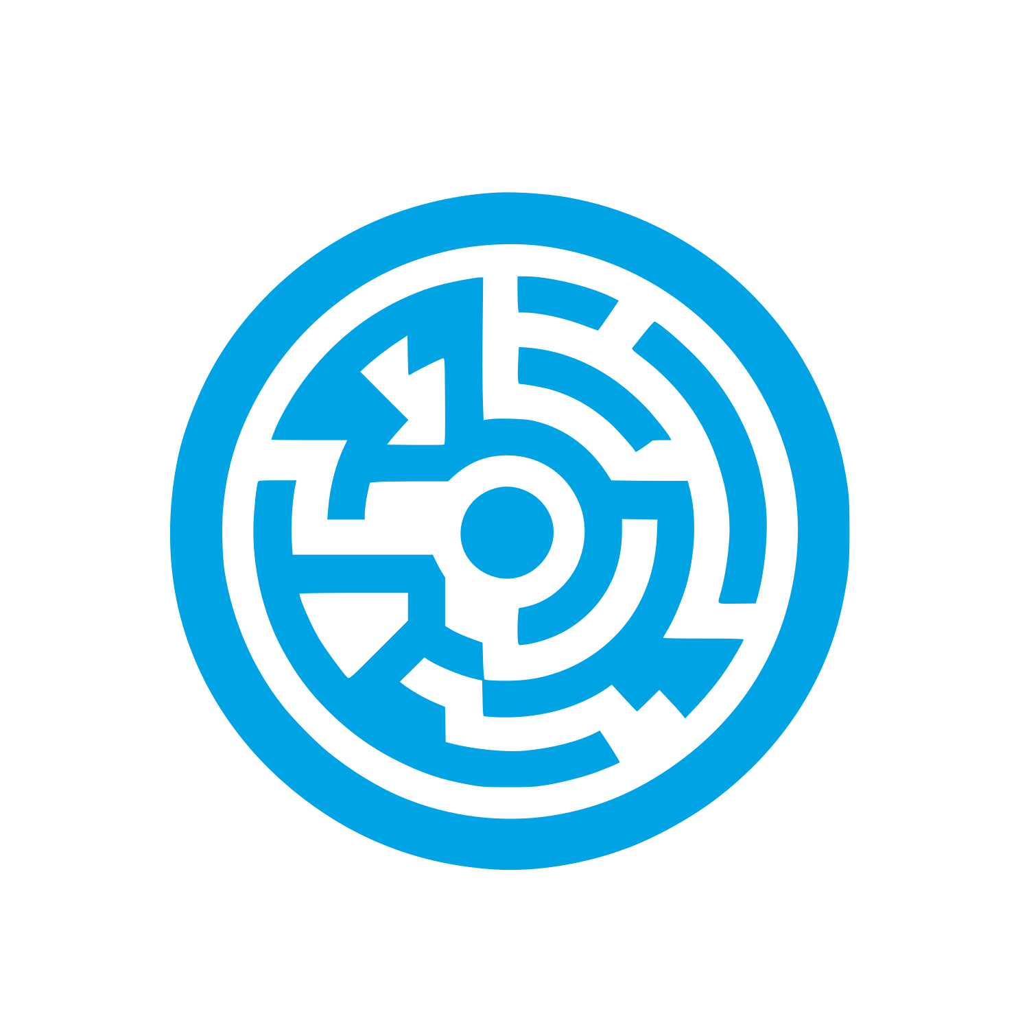 Maze Logo #00a3e4
