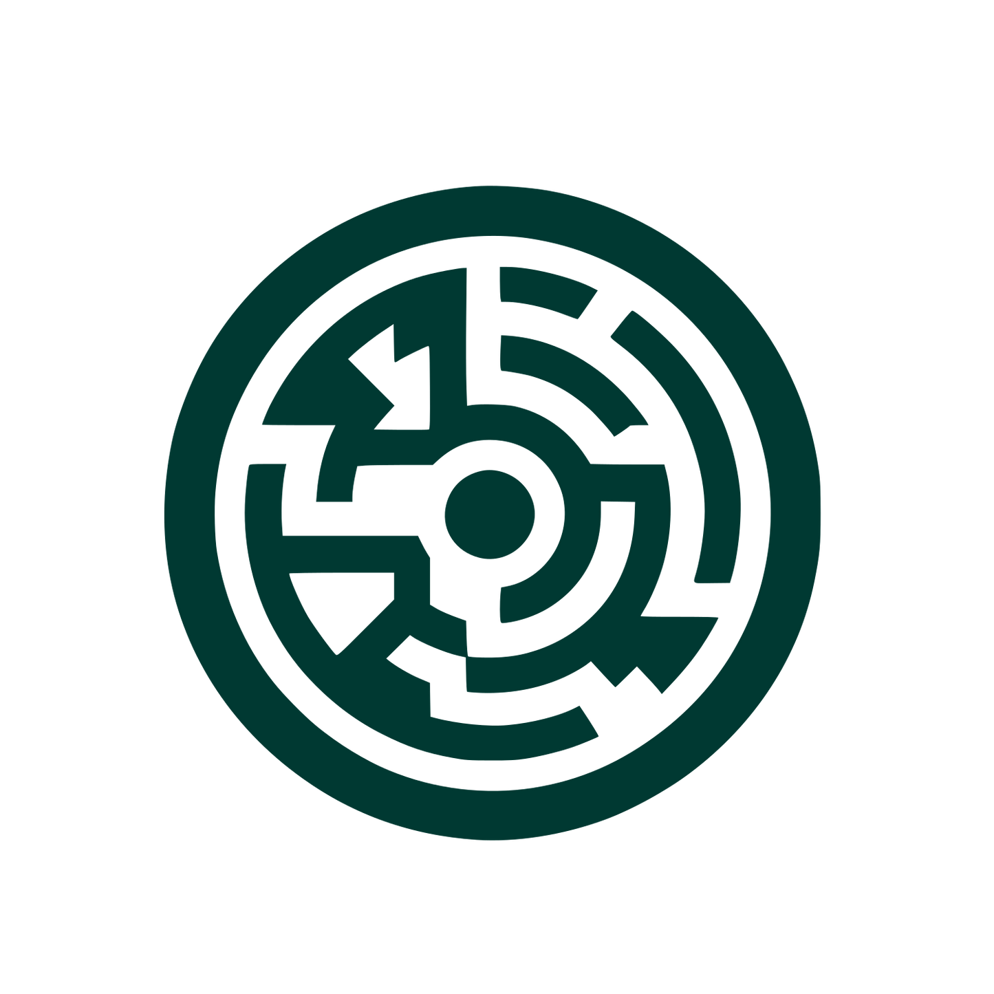 Maze Logo #003932