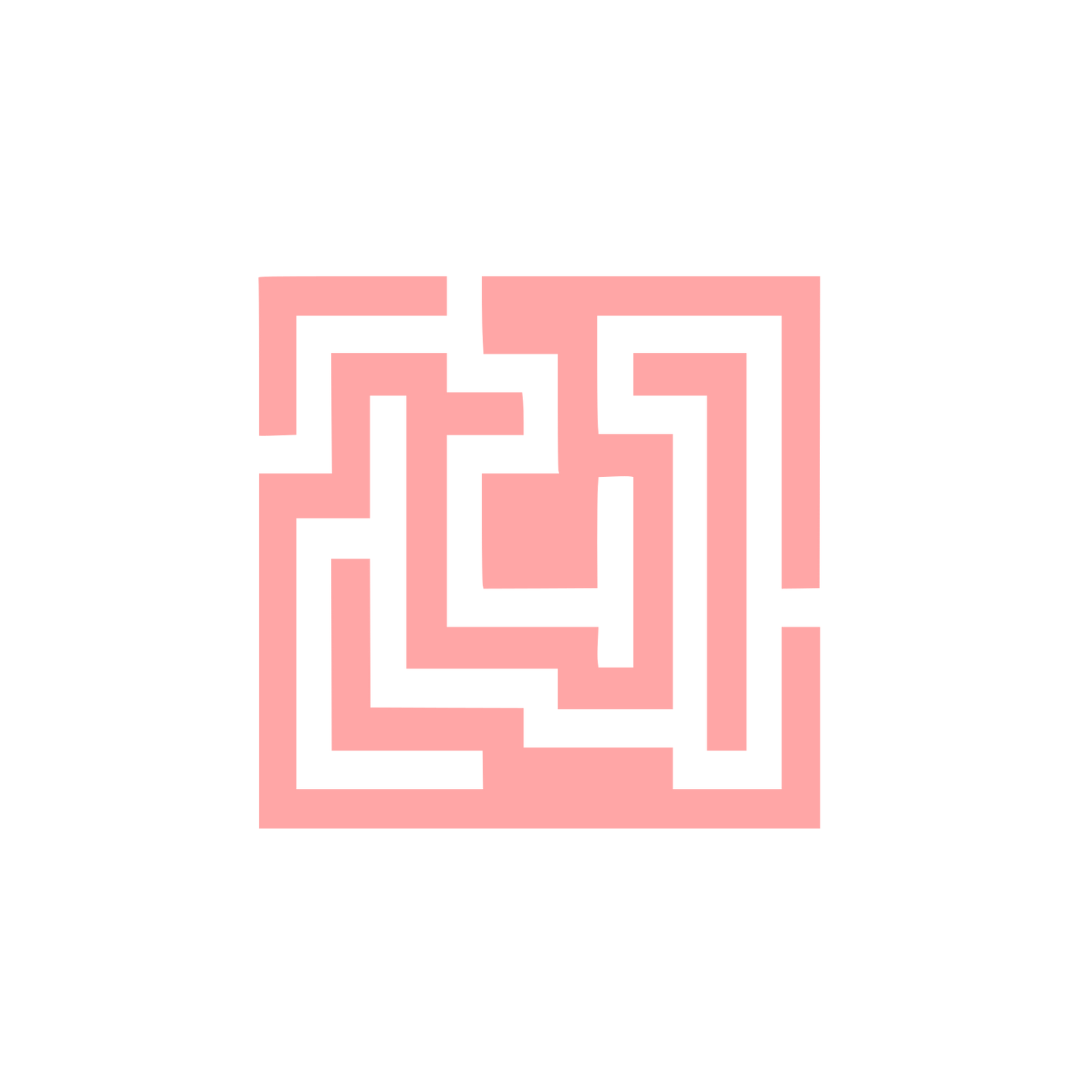 Maze Logo #ffa6a6