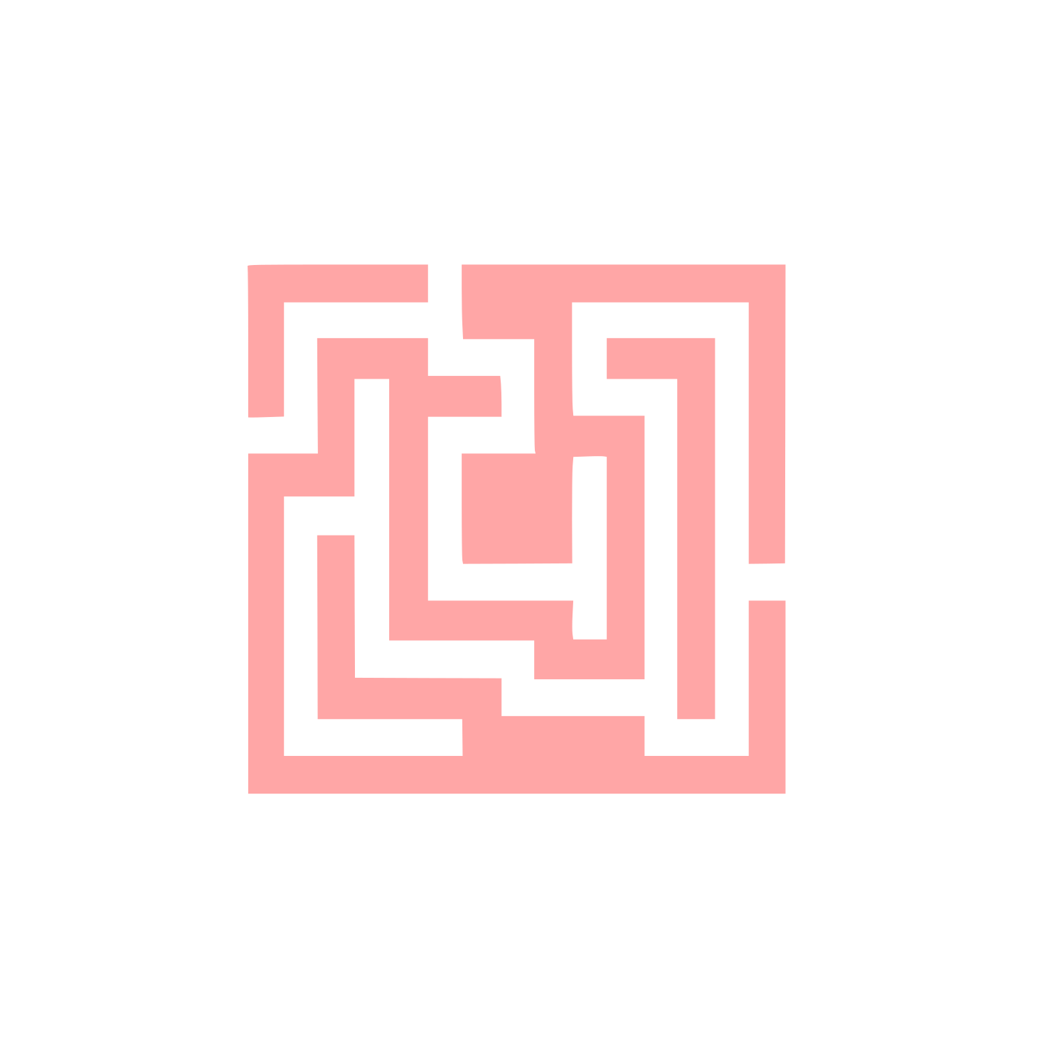 Maze Logo #ffa6a6