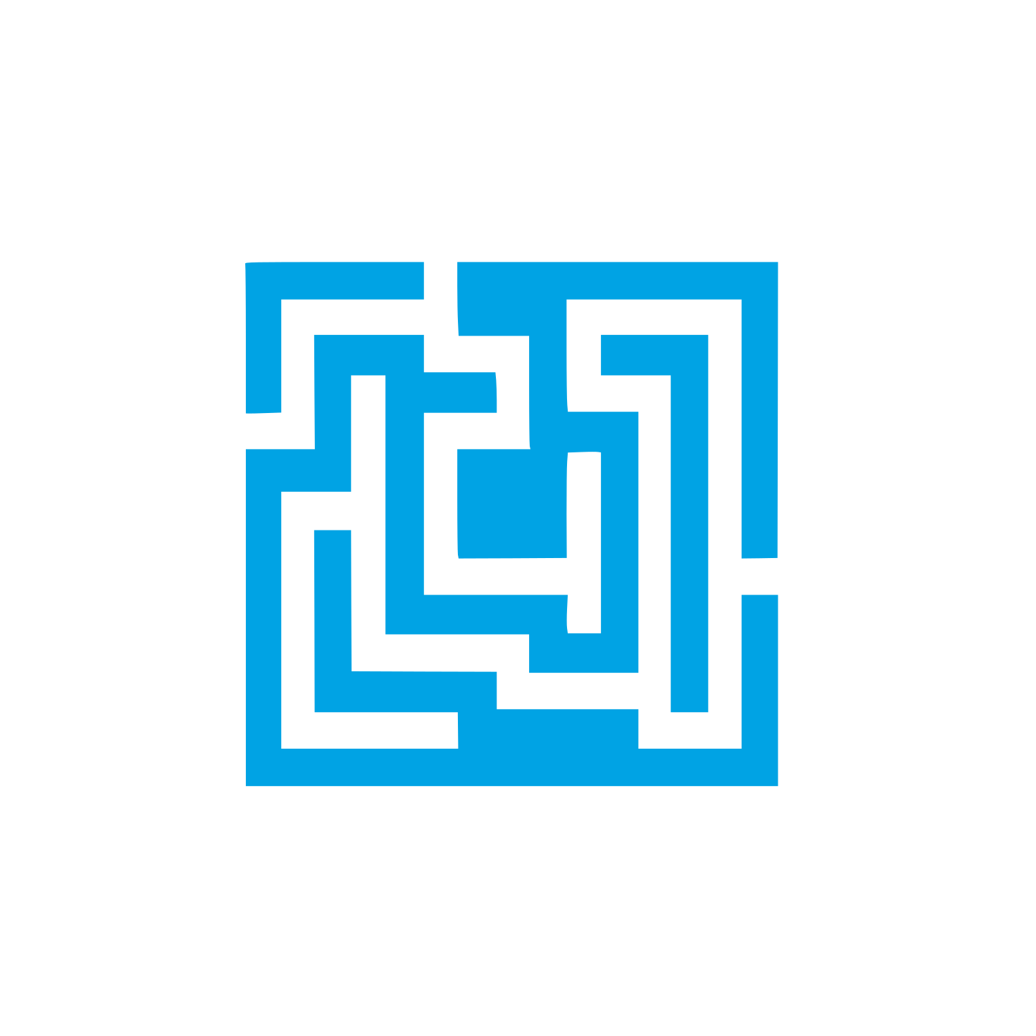 Maze Logo #00a3e4