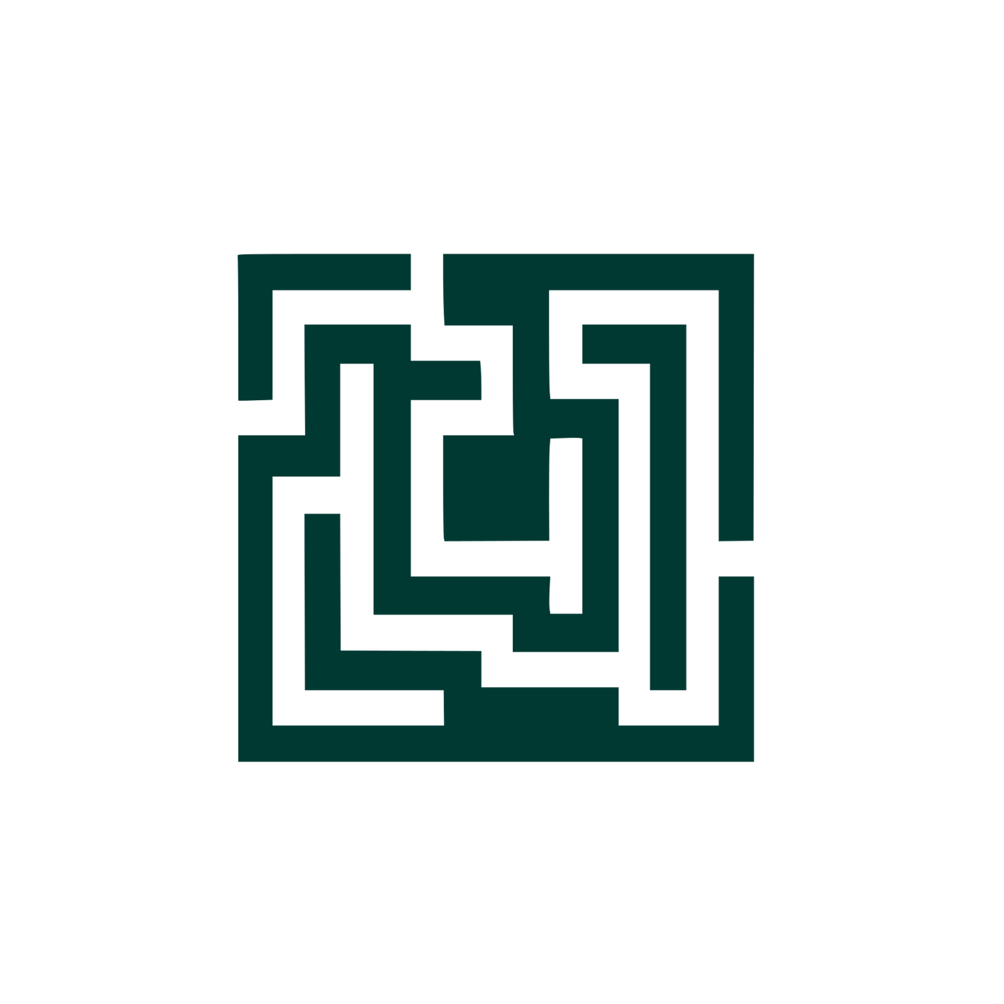 Maze Logo #003932