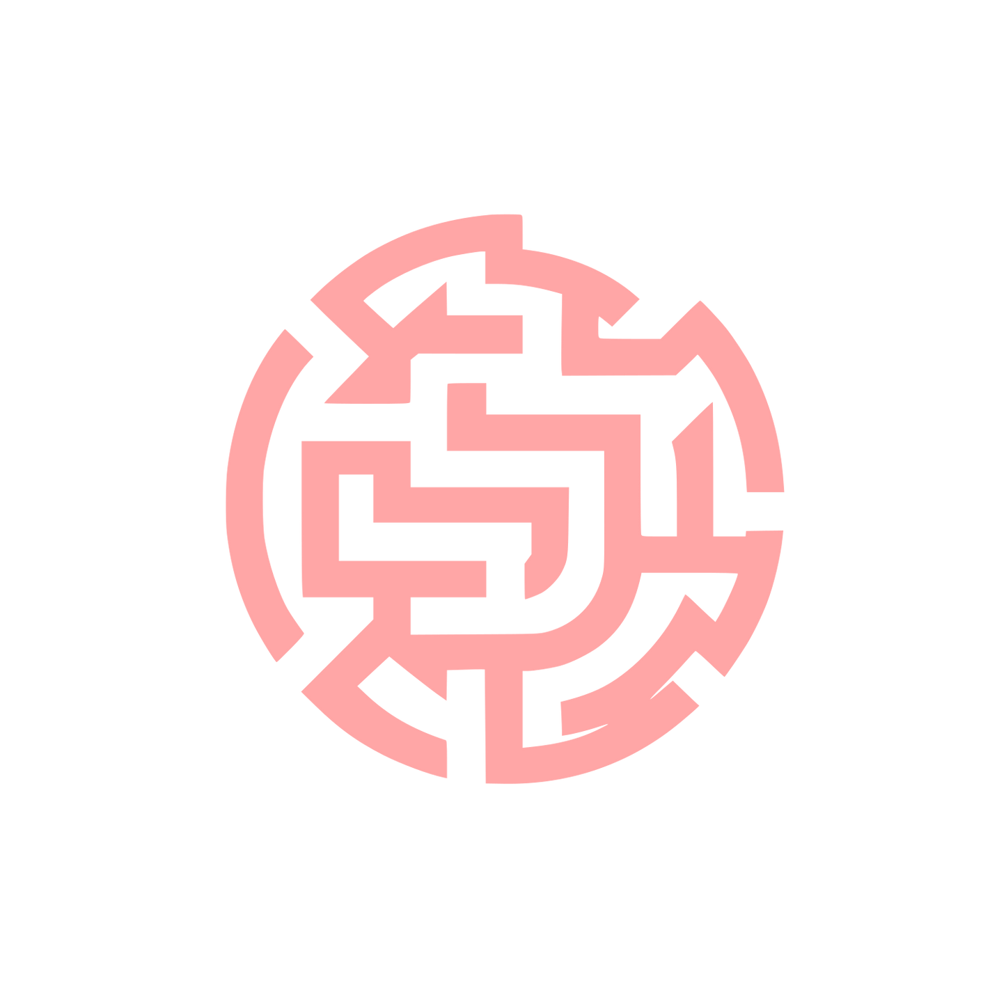 Maze Logo #ffa6a6