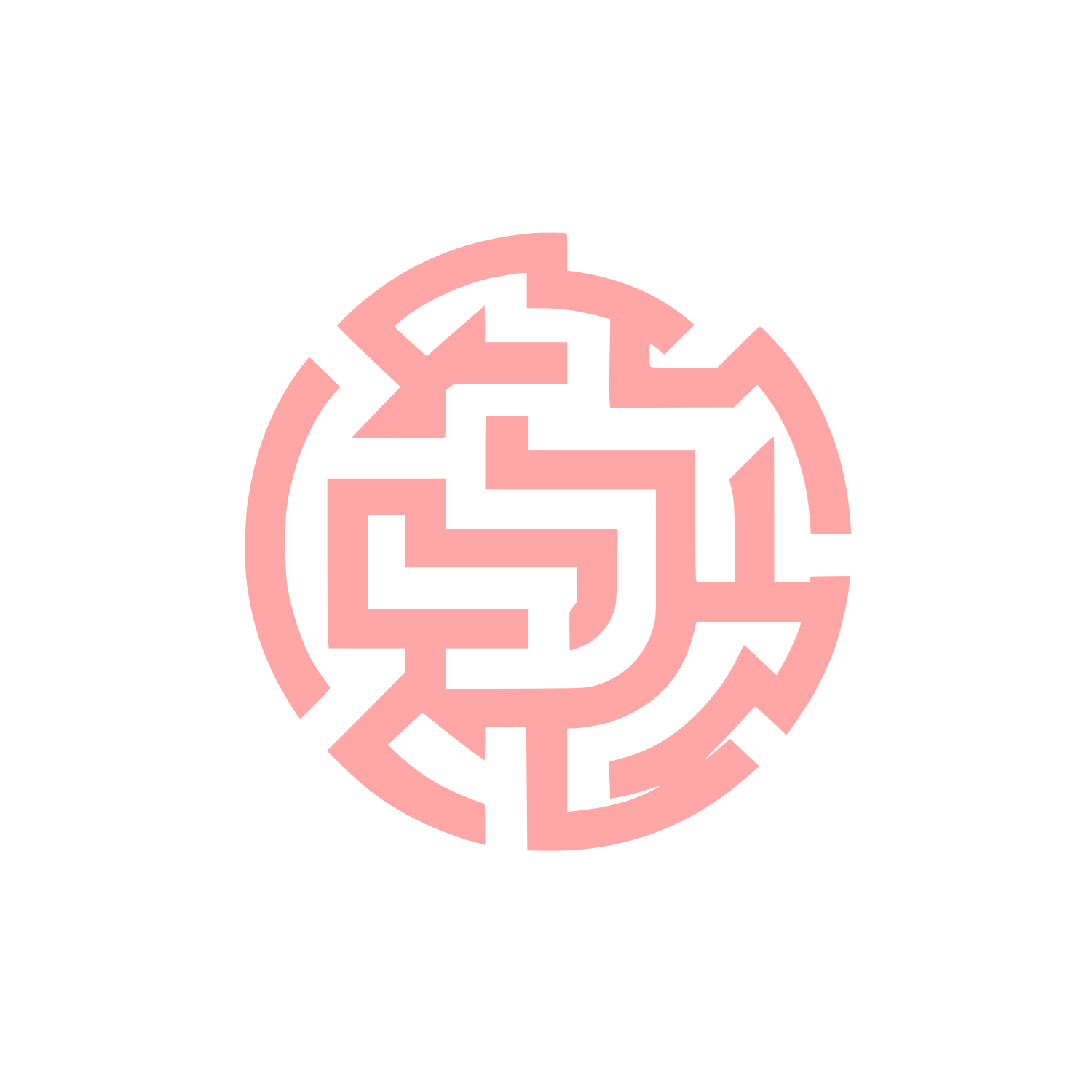Maze Logo #ffa6a6