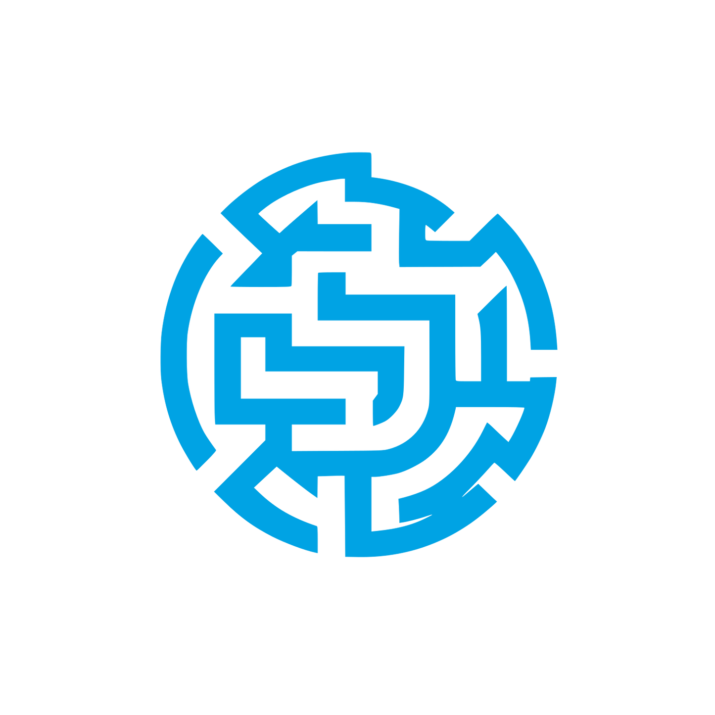 Maze Logo #00a3e4