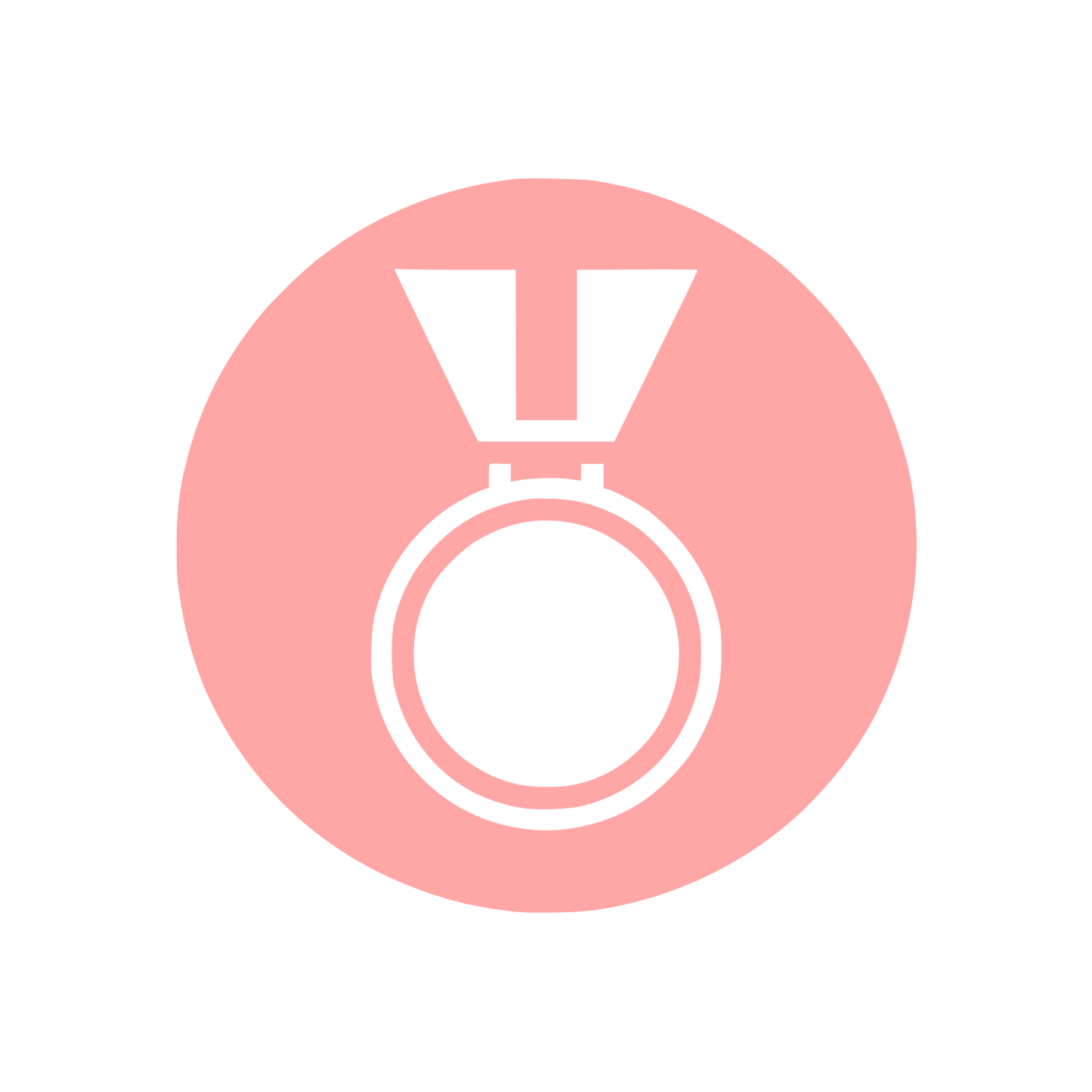 Medal Logo Design #ffa6a6