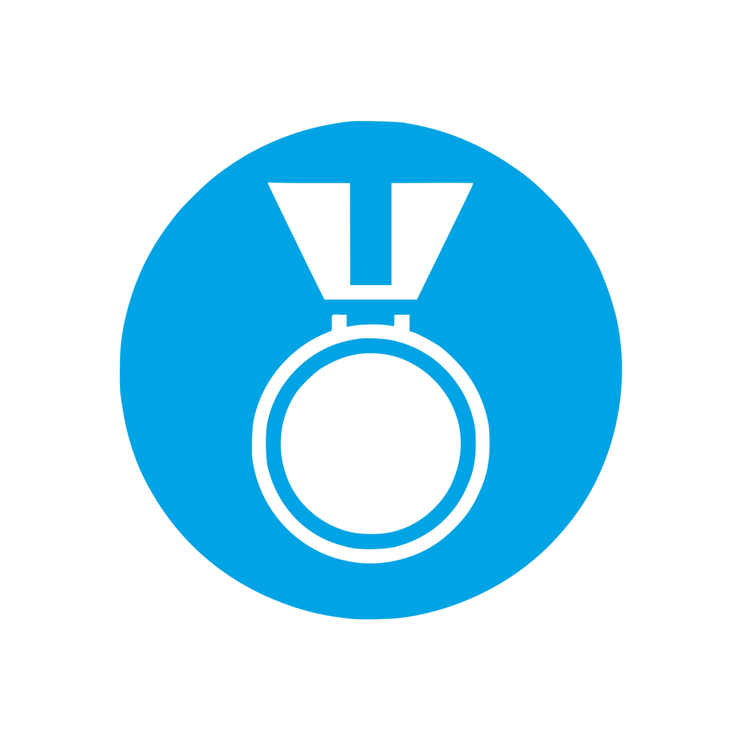 Medal Logo Design #00a3e4