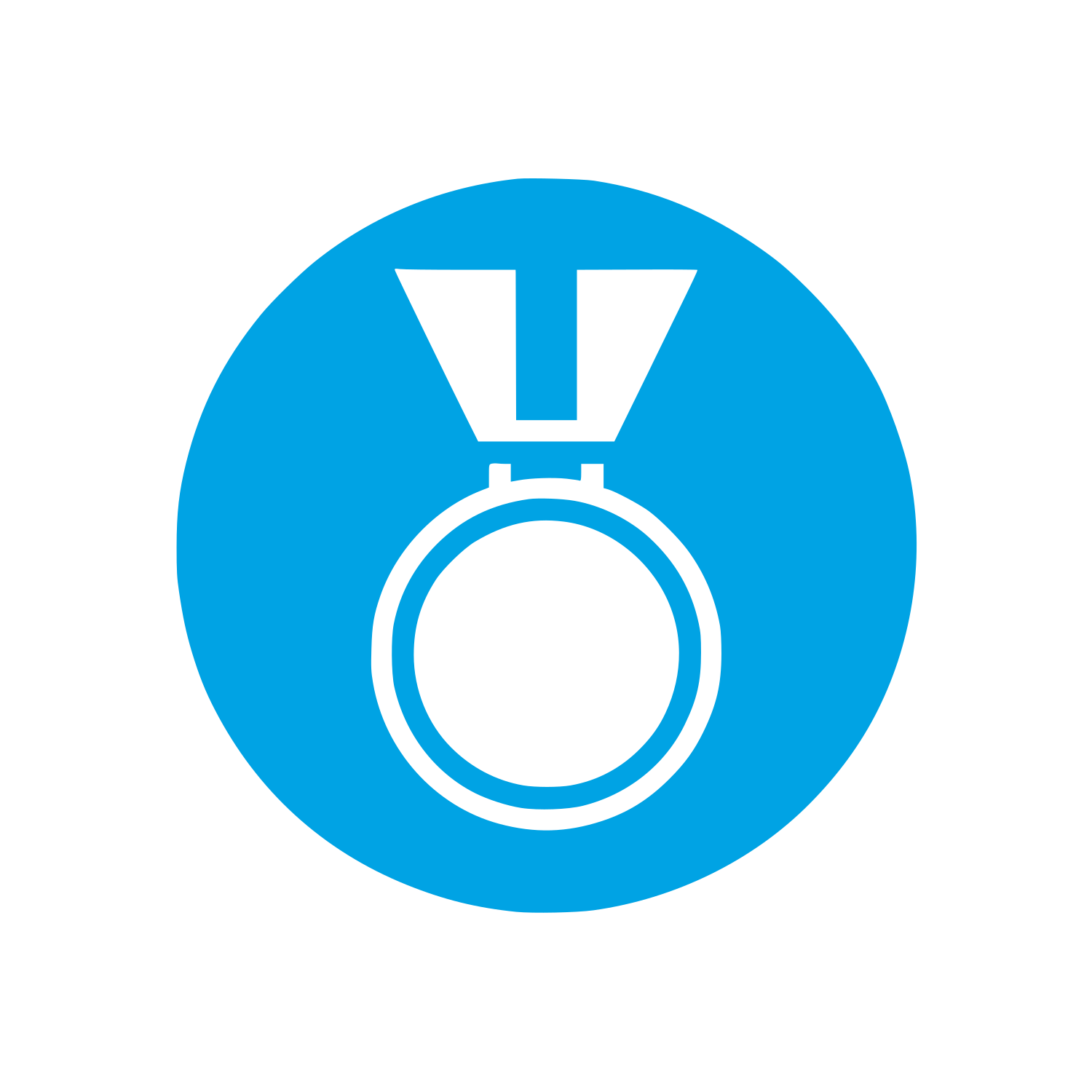 Medal Logo Design #00a3e4