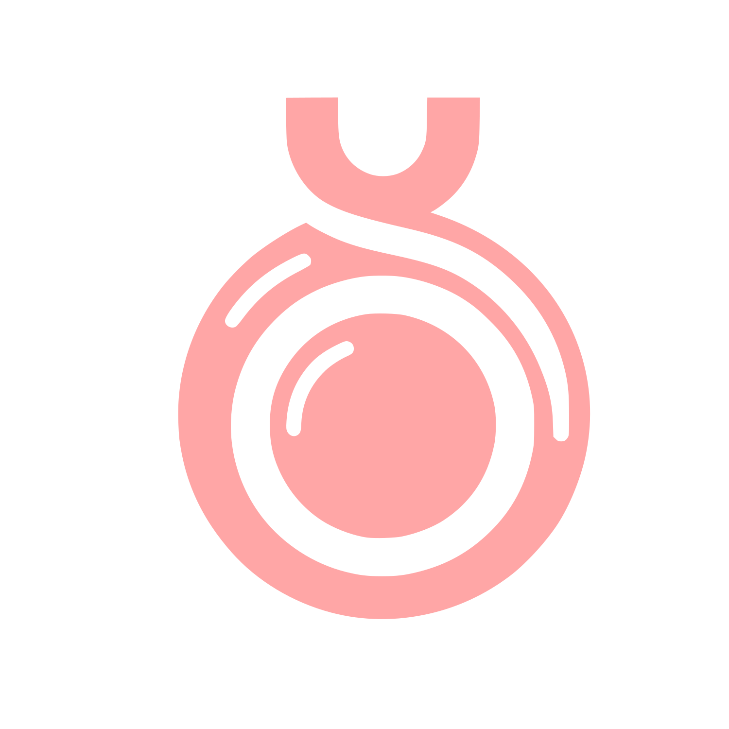 Abstract Eyeball Logo #ffa6a6