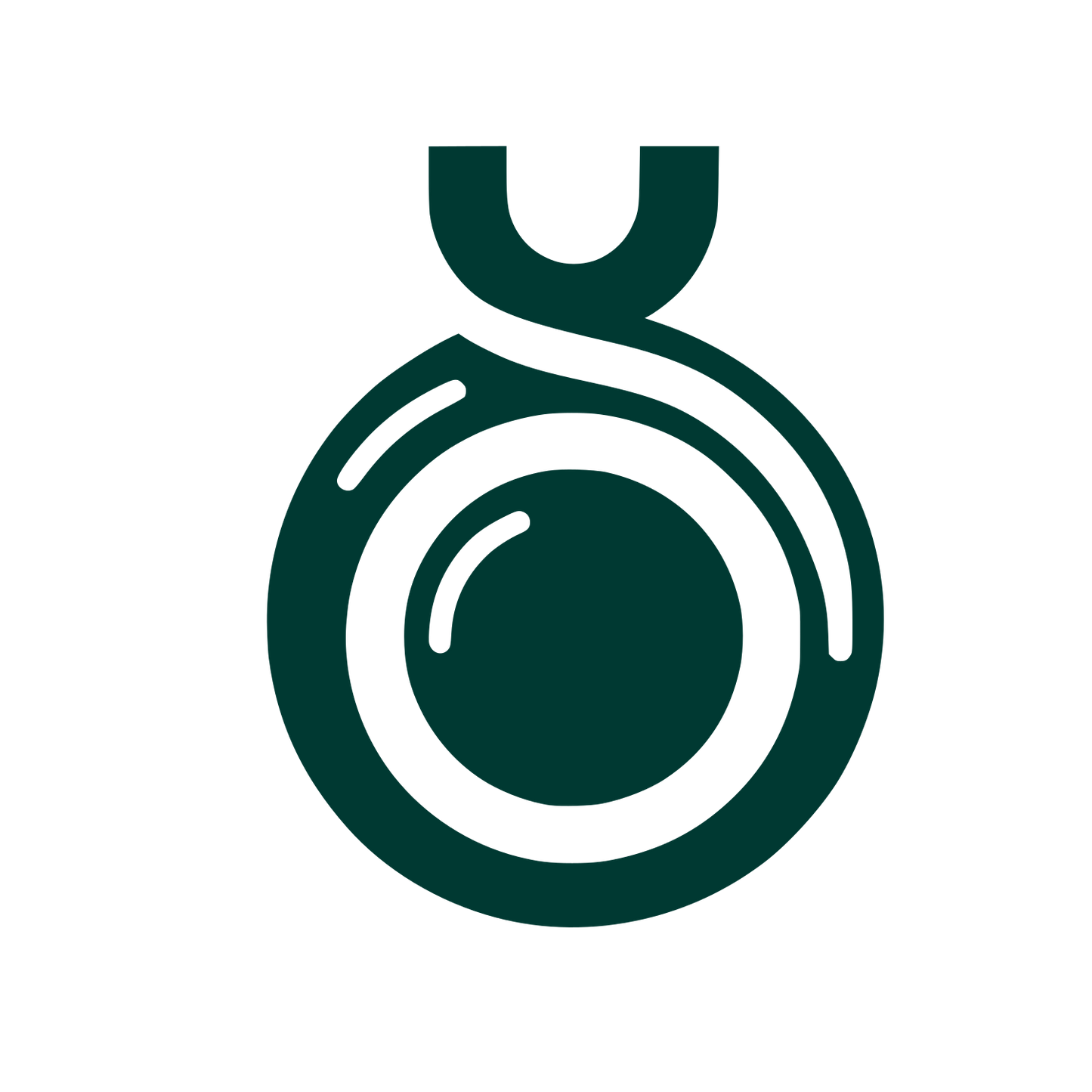 Abstract Eyeball Logo #003932