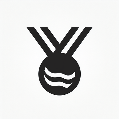Abstract Medal Logo