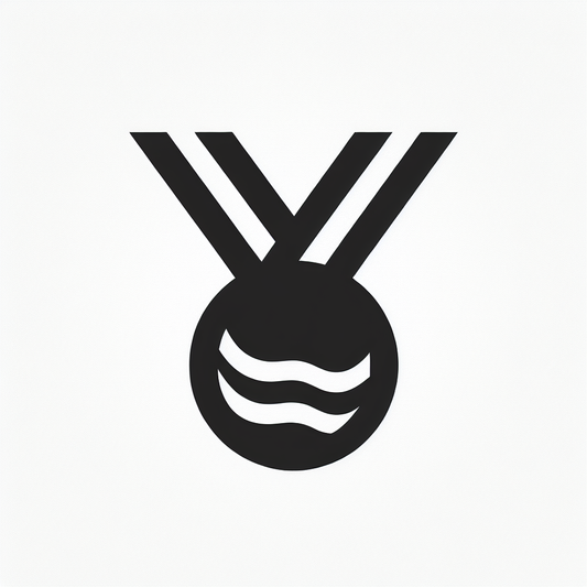 Abstract Medal Logo