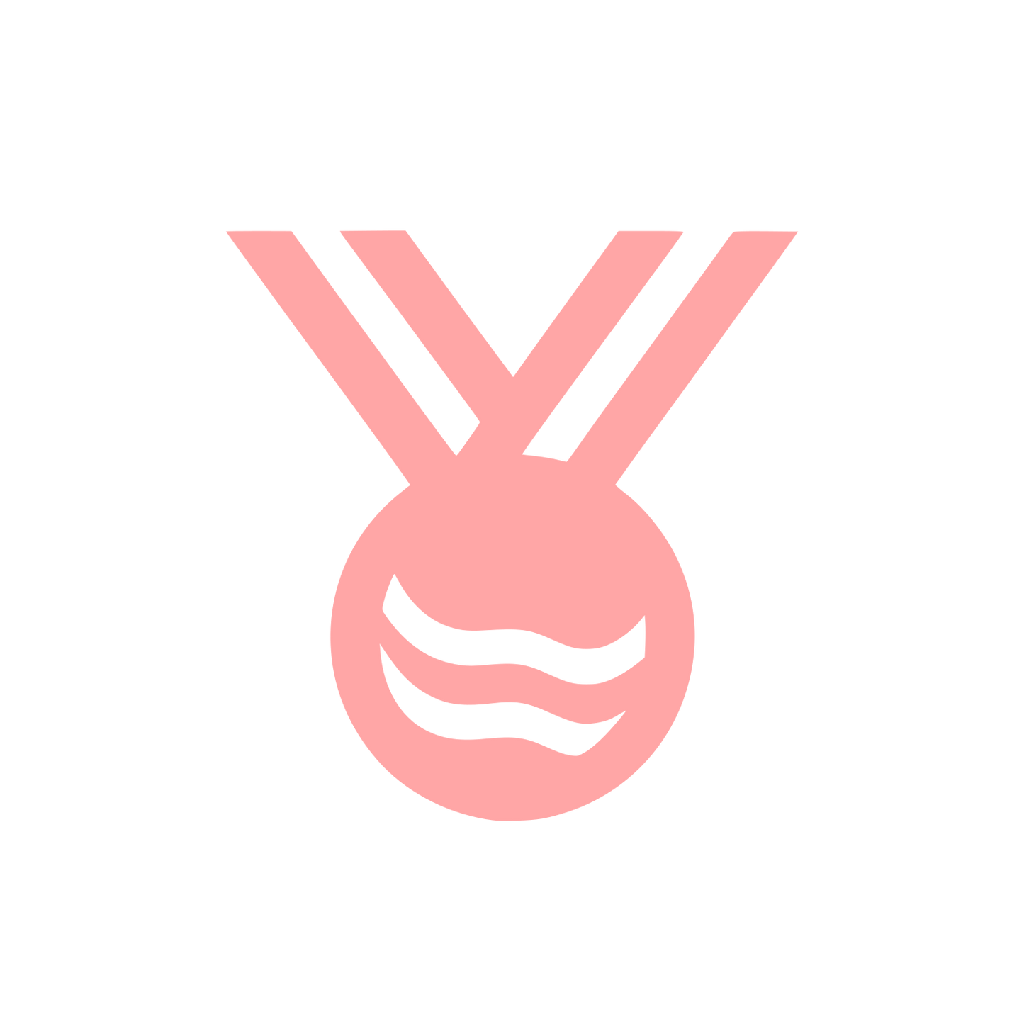 Abstract Medal Logo #ffa6a6
