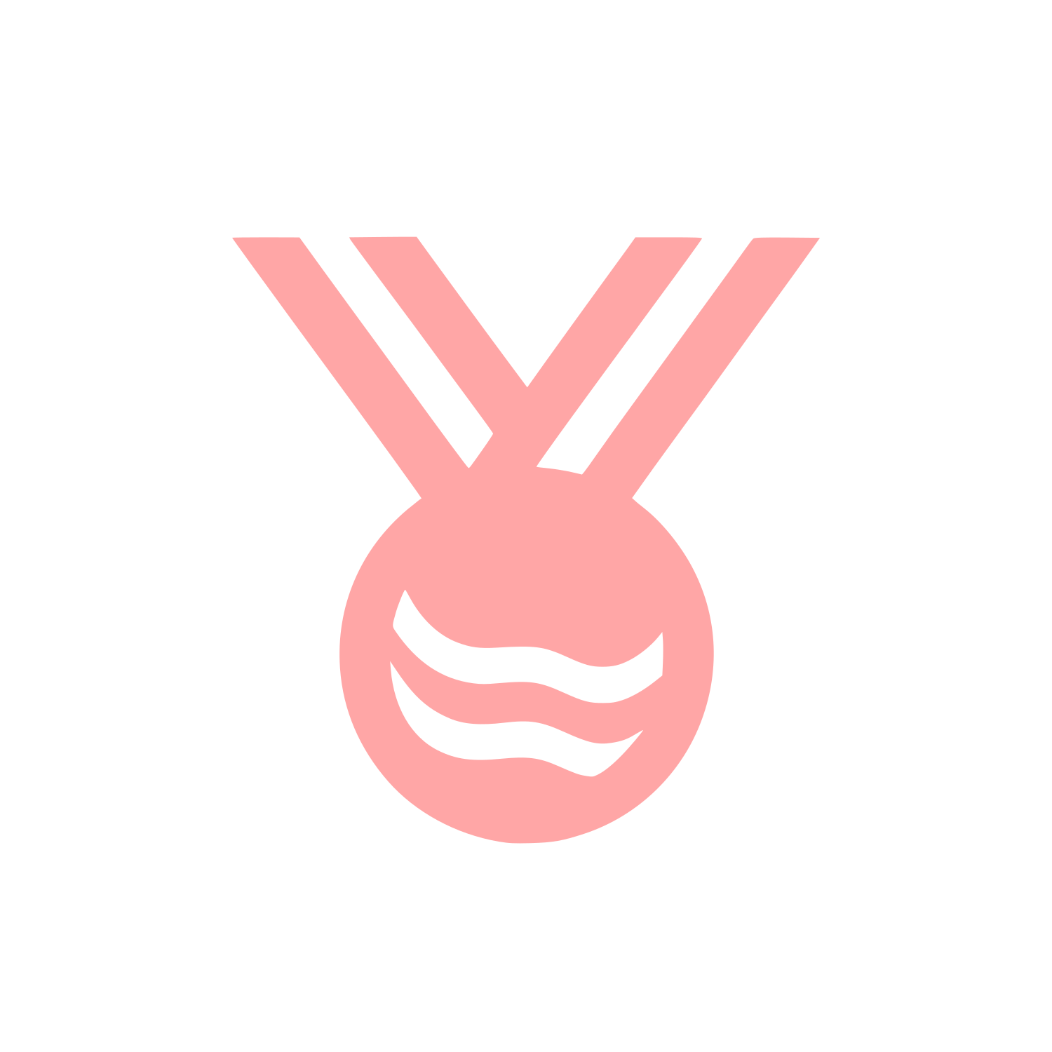 Abstract Medal Logo #ffa6a6